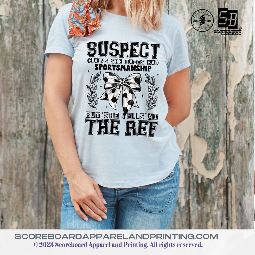 SB "Soccer Suspect the Ref" T-Shirt