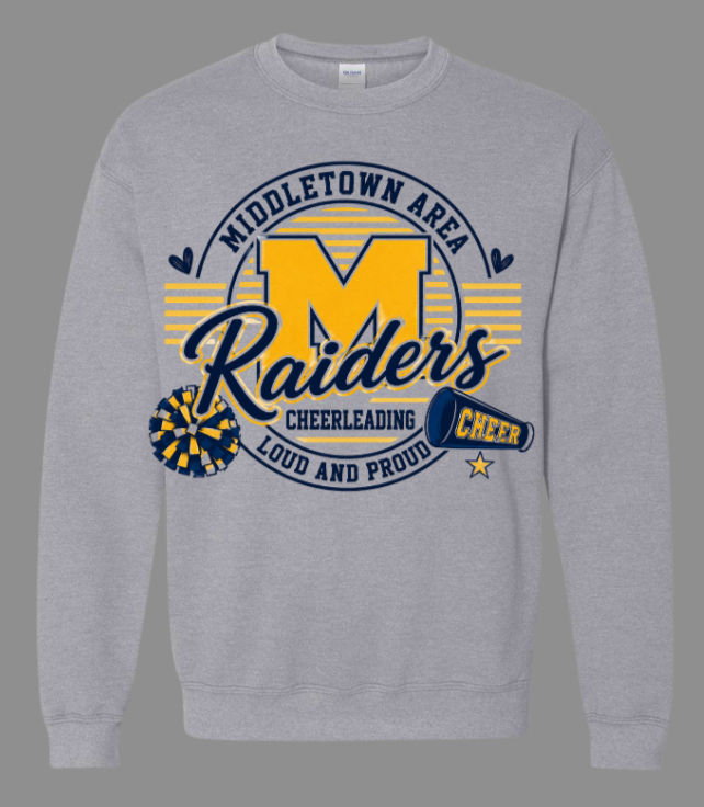 Thumbnail: MAHS- (CHEER 2026) Youth Crewneck Sweatshirt