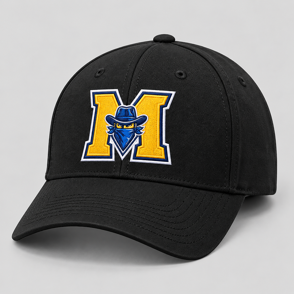 Thumbnail: Unisex Mighty RAIDERS Embroidered fitted cap
