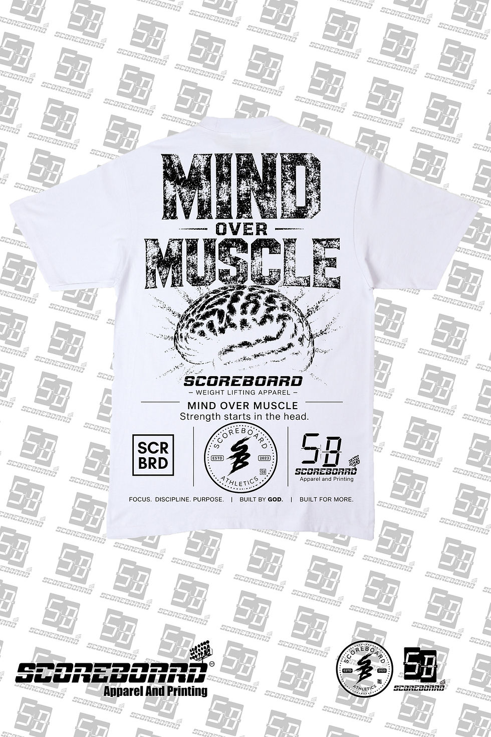 Thumbnail: "Mind over Muscle" - Unisex T-shirt, Hoodie, Crewneck