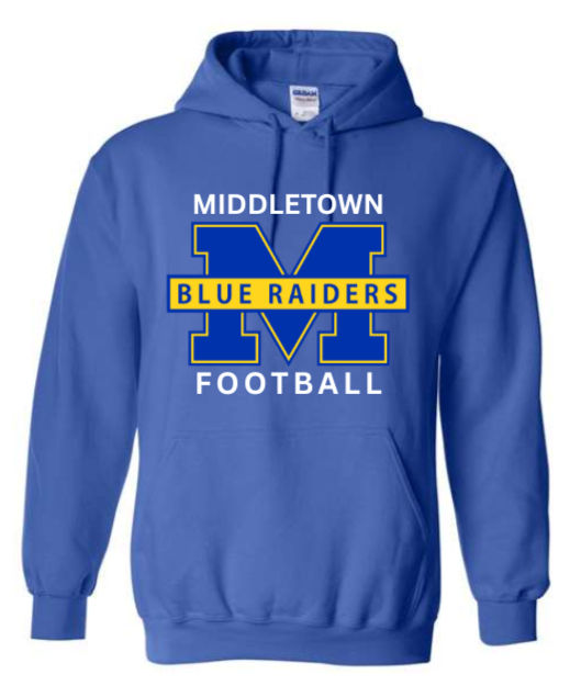 MAHS Uni-sex "Football" Hooded Sweatshirt