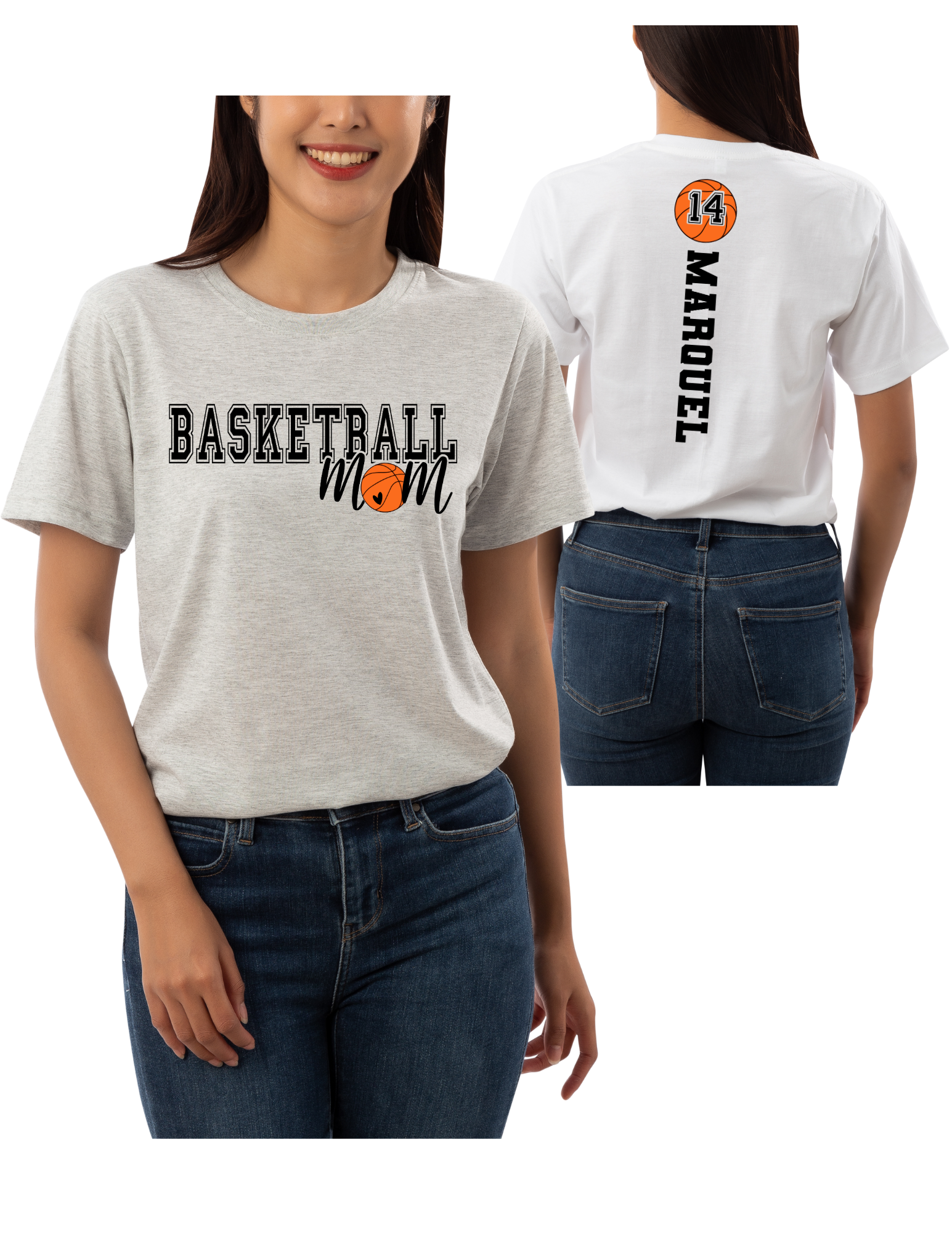 Custom Basketball Mom Tee
