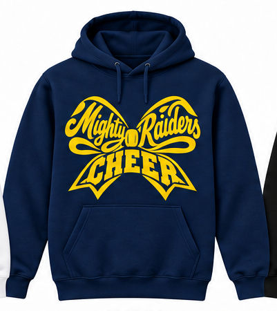 Thumbnail: Mighty Raiders Cheerleading Bow Hoodie