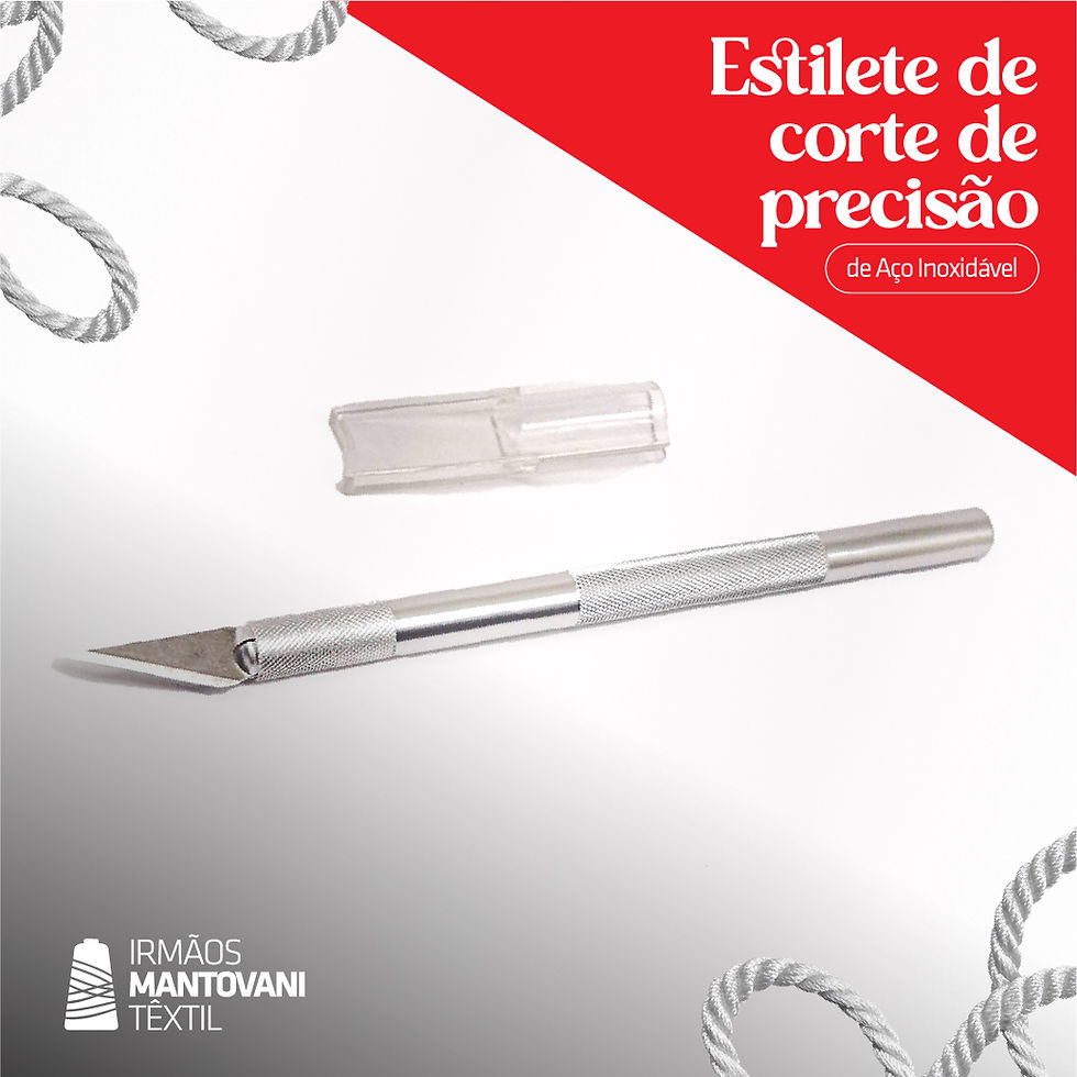 Miniatura: Estilete Precisão Tipo Bisturi – 146mm | 2 Lâminas | Artesanato, Papel, Modelism