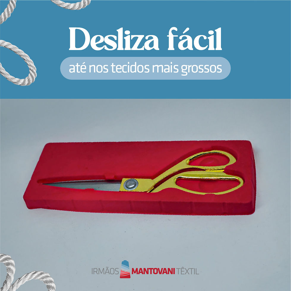 Miniatura: Tesoura de Alfaiate Profissional 9,5" – Tecido, Papel, Costura e Artesanato
