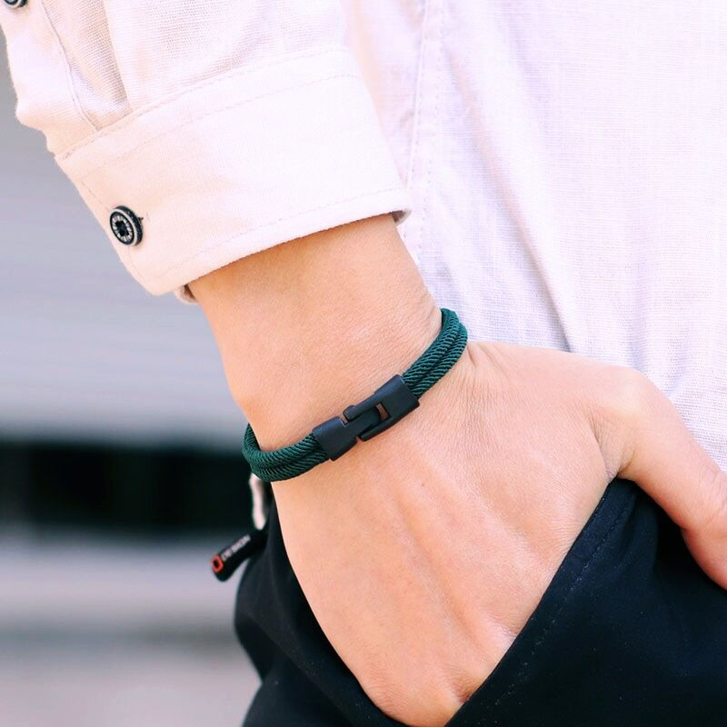 Miniatura: Fashion Mens Bracelet Bangle Milan Rope Nautical Braslet Homme Leisure Accessori