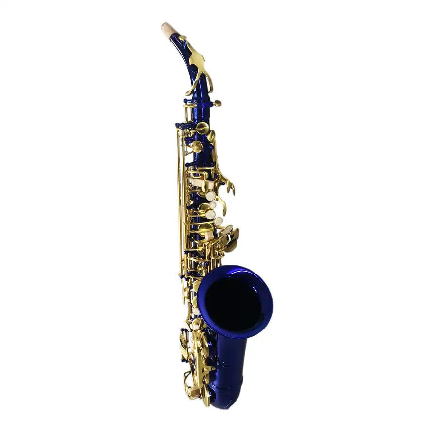 Miniatura: SEASOUND OEM  High Quality Cheap Blue Body Lacquer Keys Alto Saxophone JYAS102DB