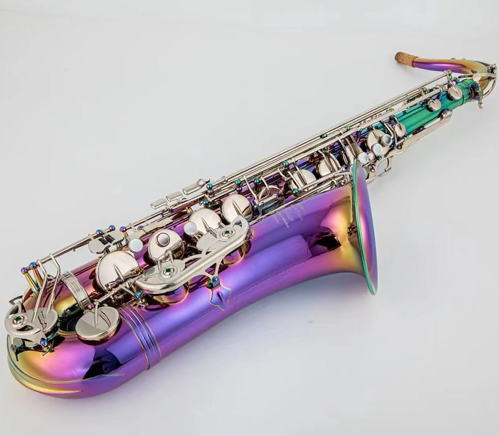 Miniatura: High Qrofession Tenor Saxophone Bb Tune lacquered Dazzling colour Woodwind Instr