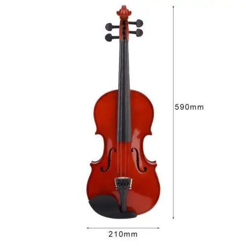 섬네일: Détails sur 4/4 violon en bois naturel acoustique valise & accessoires fait mai
