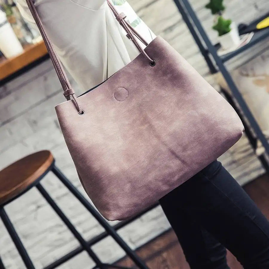 Miniatyrbild: 2 Pcs/set Women Bags Bucket Bag Crossbody Single Shoulder Bags Totes Handbags