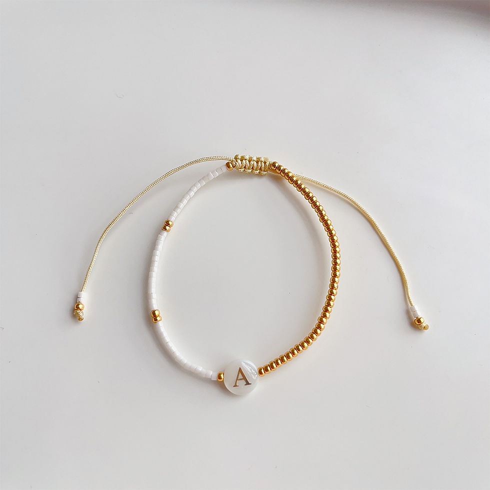 Miniatura: Niche French Style Golden Balls Small Bracelet