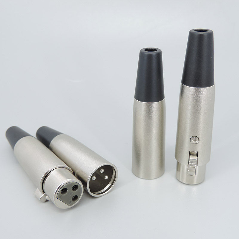 Μικρογραφία: audio Metal Microphone 3pin XLR Male female To 1/4" 6.35mm 6.5 Mic mono RCA male
