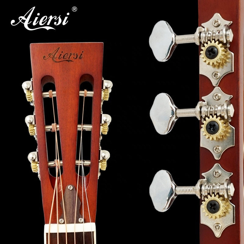 섬네일: China brand aiersi resonator guitars with guitar Plywood case for sale