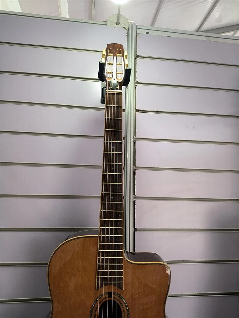 Μικρογραφία: Gypsy guitar, acoustic jazz guitar, solid cedar/spruce wood gypsy guitar