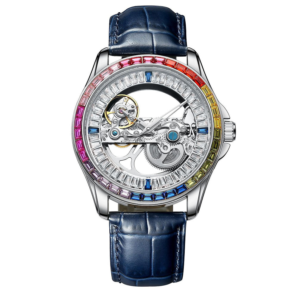 Thumbnail: Men's Hollow-out Automatic Mechanical Watch