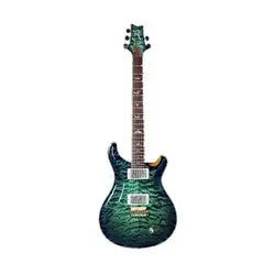 Miniaturbild: PRS Custom Green Flame Maple Top Electric Guitar (Green)