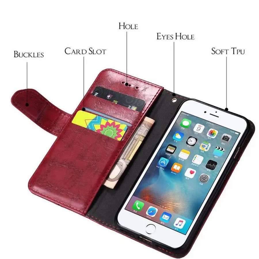 Pikkukuva: Luxury Wallet Cases For HTC Pixel 2 PU Leather Case Google Pixel 2 For HTC Pixel