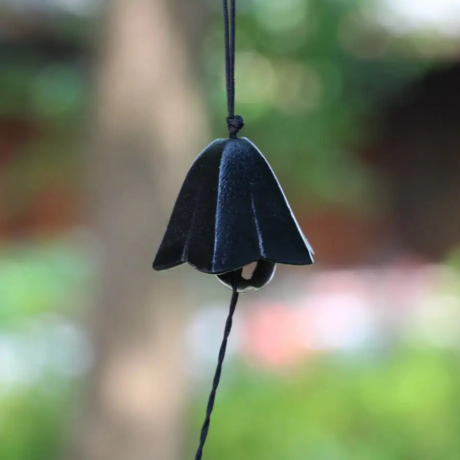 Thumbnail: Japanese Style Cast Iron Wind Chimes Wind Bells Handmade Birthday Gift Patio and
