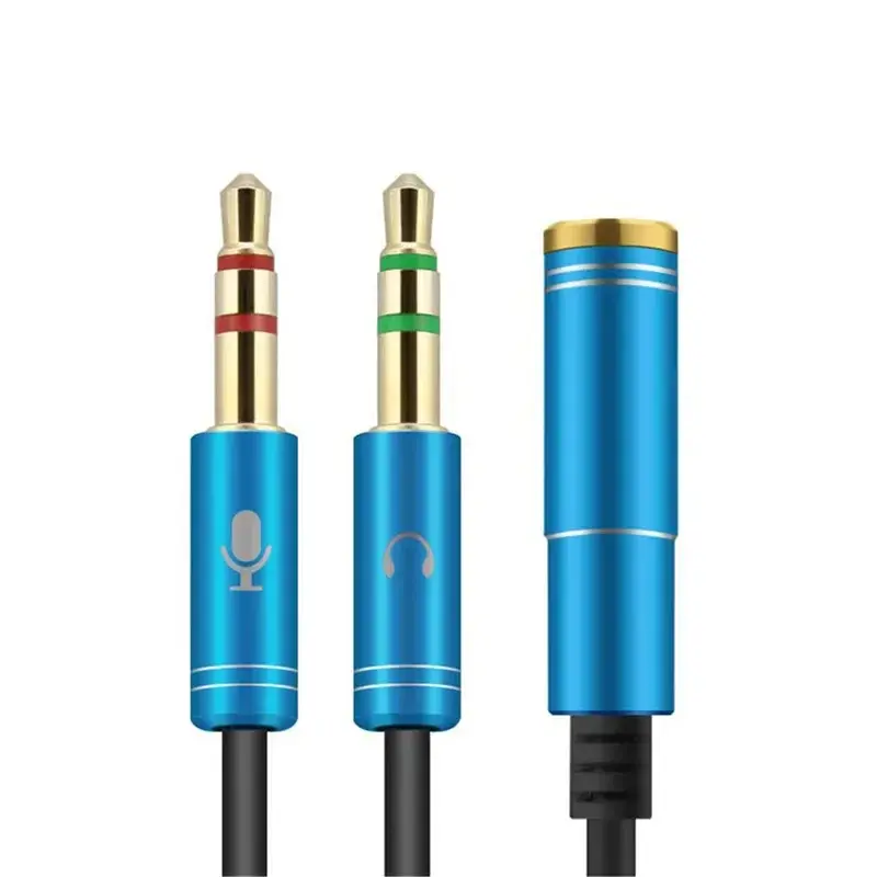 Μικρογραφία: Audio Cables 3.5mm Jack Male To Female Connector Splitter Mic Aux Extension Cabl