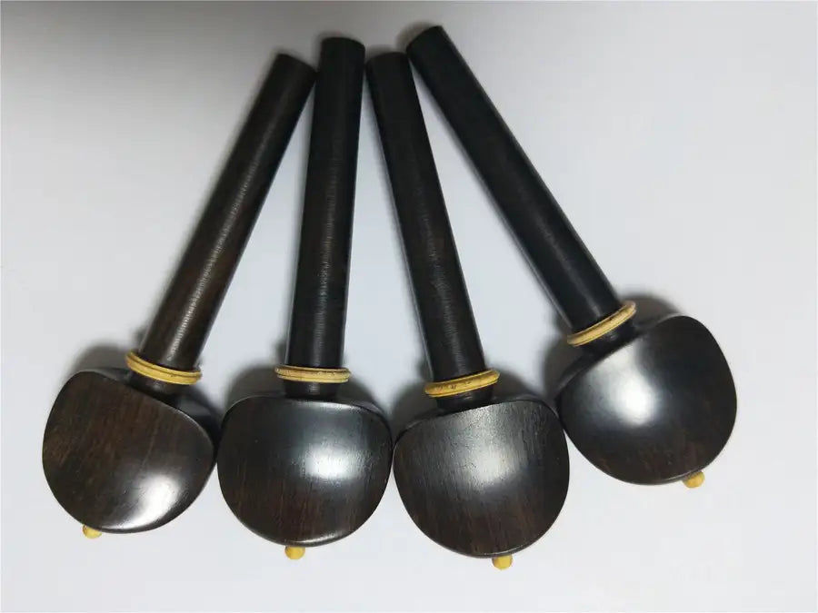 Thumbnail: 4 pcs Qualité Violoncelle Chevilles Ébène Chevilles ou Rose Bois Chevilles Dans 