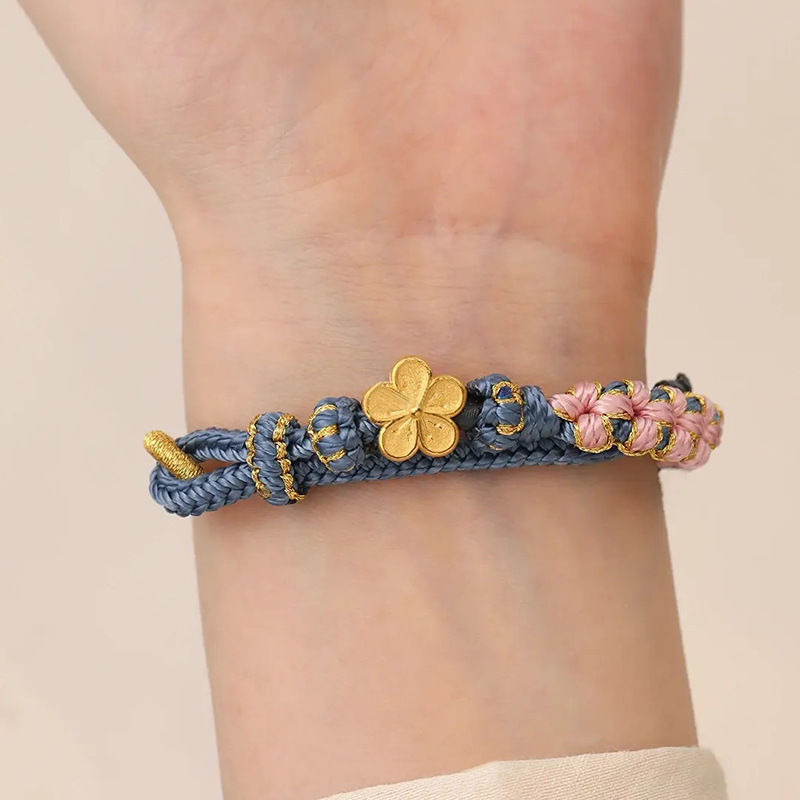 Miniaturebillede: Lucky Beads Hand Weaving Bracelet Girlfriends