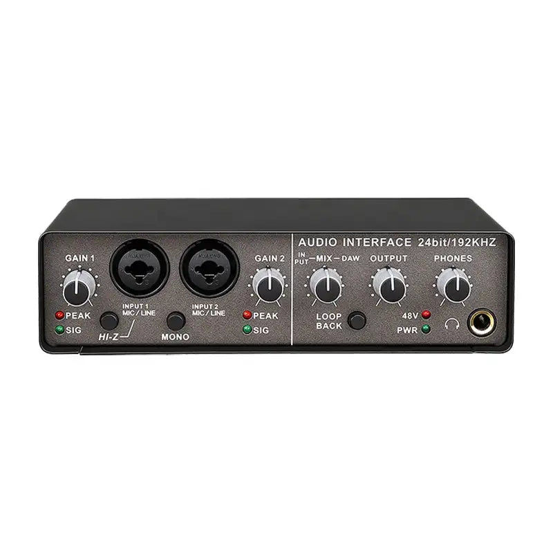 Miniatyrbilde: Xtuga Q24 Upgraded Version Musical External Usb Audio Interface For Pc Computer 
