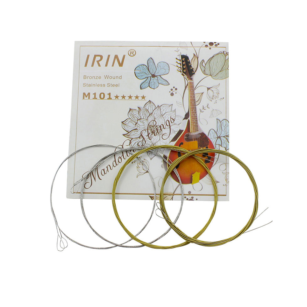 Thumbnail: IRIN Mandolin Strings Silver-Plated Stainless Steel Copper Alloy Wound String Ma