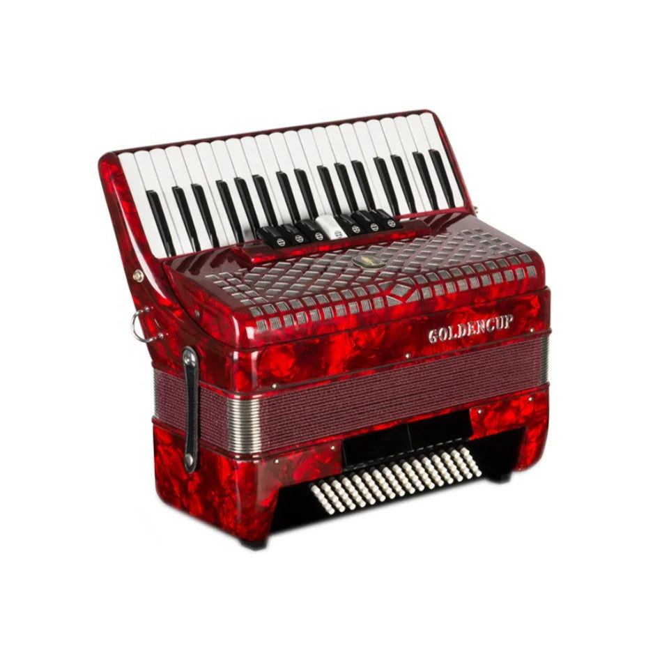 Miniaturbild: SEASOUND OEM 37 Keys 80 Bass 7+2 Registers Piano Keyboard Accordion Instrument A