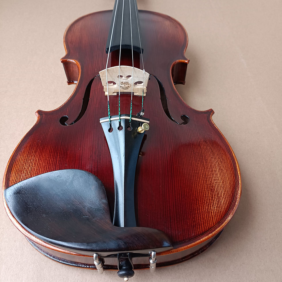 Miniatura: High flame maple handmade Violin 4/4 3/4 1/2 1/4 바이올린 كمان Stradivar