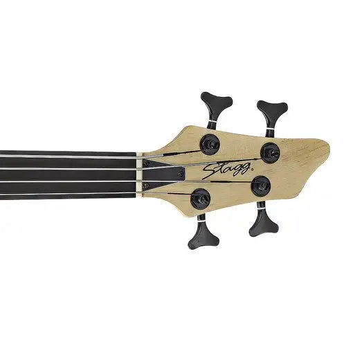 Thumbnail: Stagg BC300FL-NS Fusion Guitare basse électrique sans frettes 4 cordes Naturel