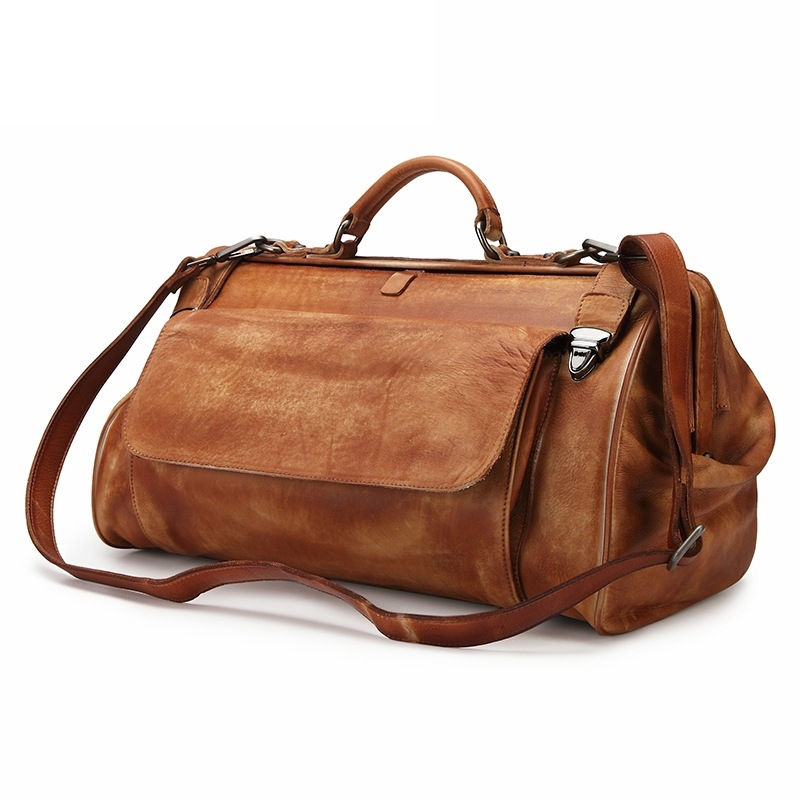 Miniaturebillede: Véritable Cuir D'affaires Bagages Et Sac de Voyage