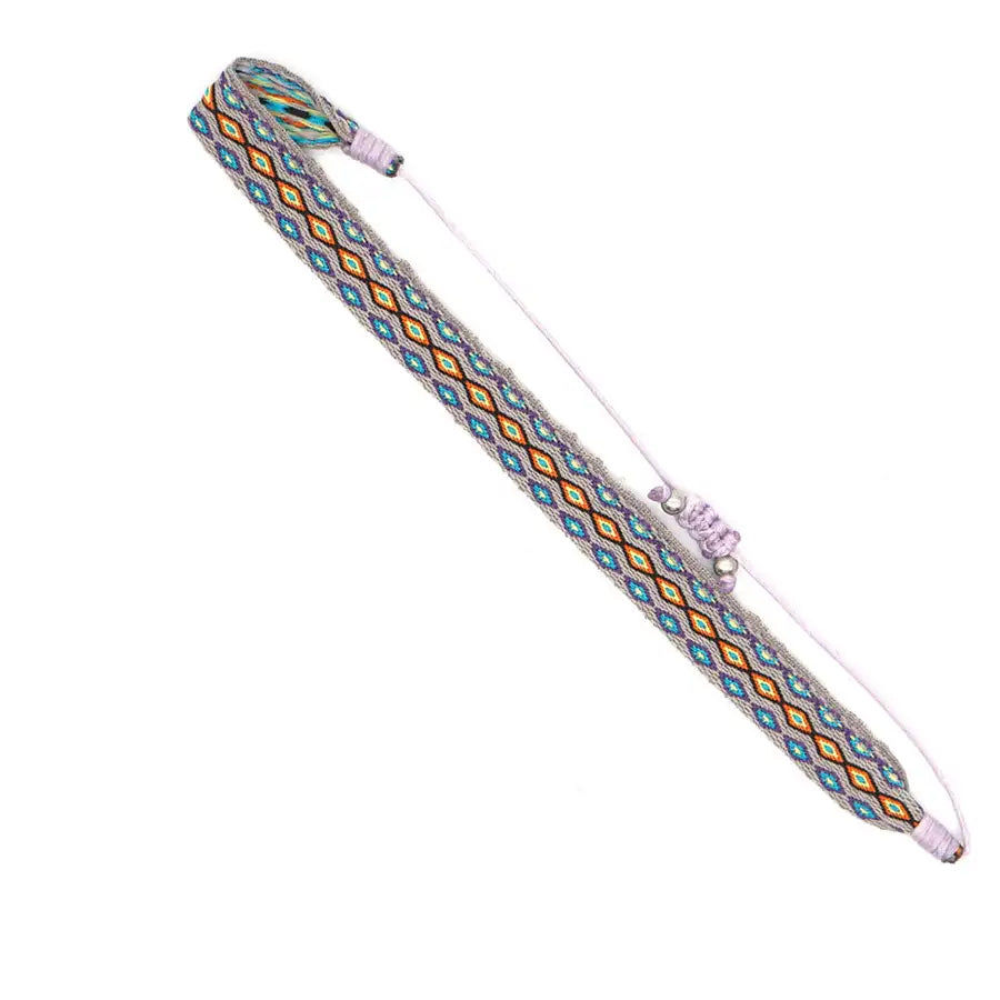 Miniatura: Adjustable Handmade Woven Friendship Bracelet Braided Rope Bracelet Retro Hand k