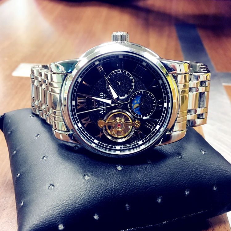 Miniatyrbild: Skeleton Tourbillon Automatic Mechanical Watch Men's