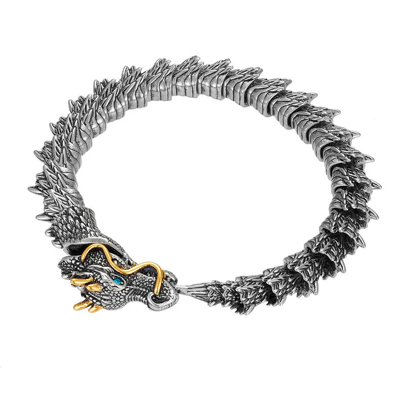 Miniatura: Titanium Steel Men's Stainless Steel Keel Bracelet