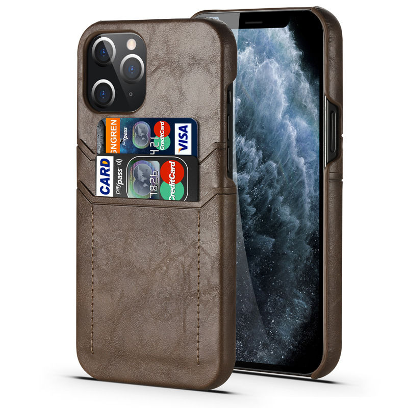 섬네일: Huile-ciré Motif de Veau de Mobile Téléphone Carte Étui de protection