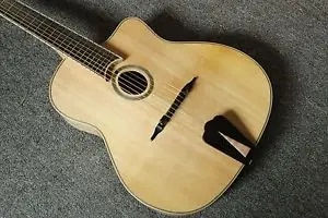 섬네일: NEW BRAND AAA-Hand-carved Gypsy 7String Jazz Guitar With Case