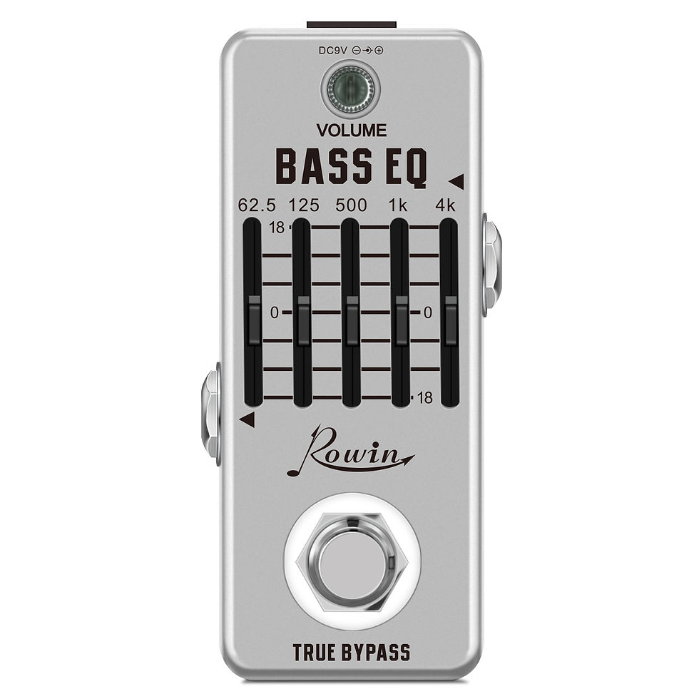 Pikkukuva: Rowin LEF-317B Bass EQ Pedal 5 Band Equalizer Pedals For Bass Guitar With 5 Band