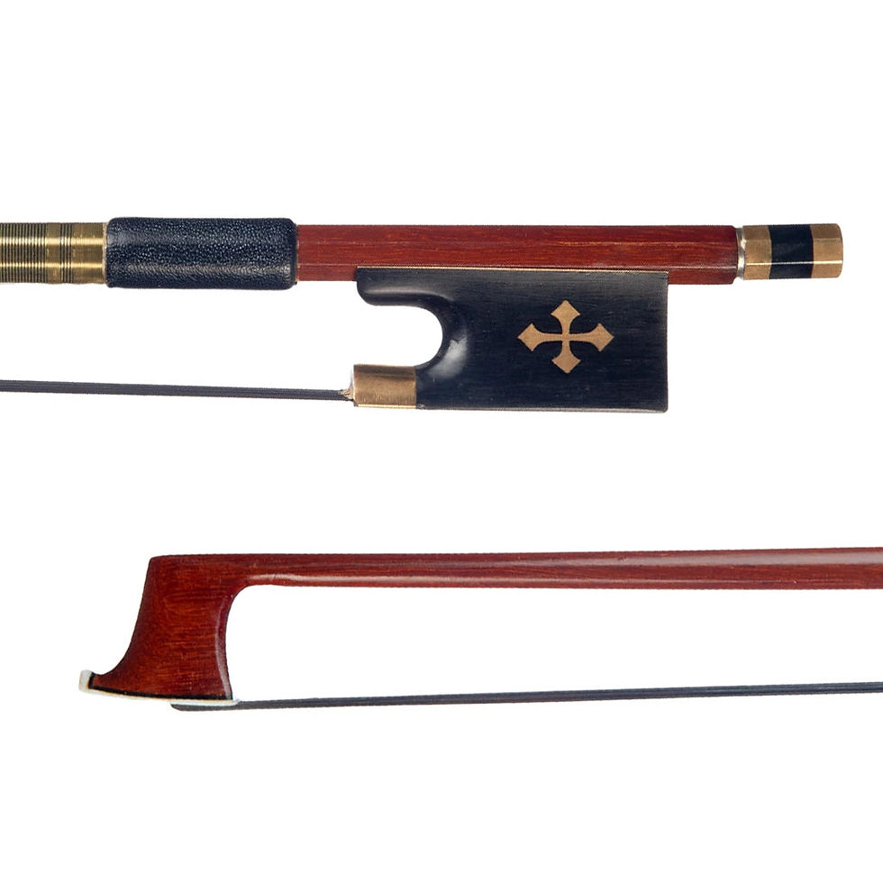Miniatura: NAOMI IPE Violin Bow 4/4 Well Balanced Handmade IPE Bow With Black Horsehair Ebo