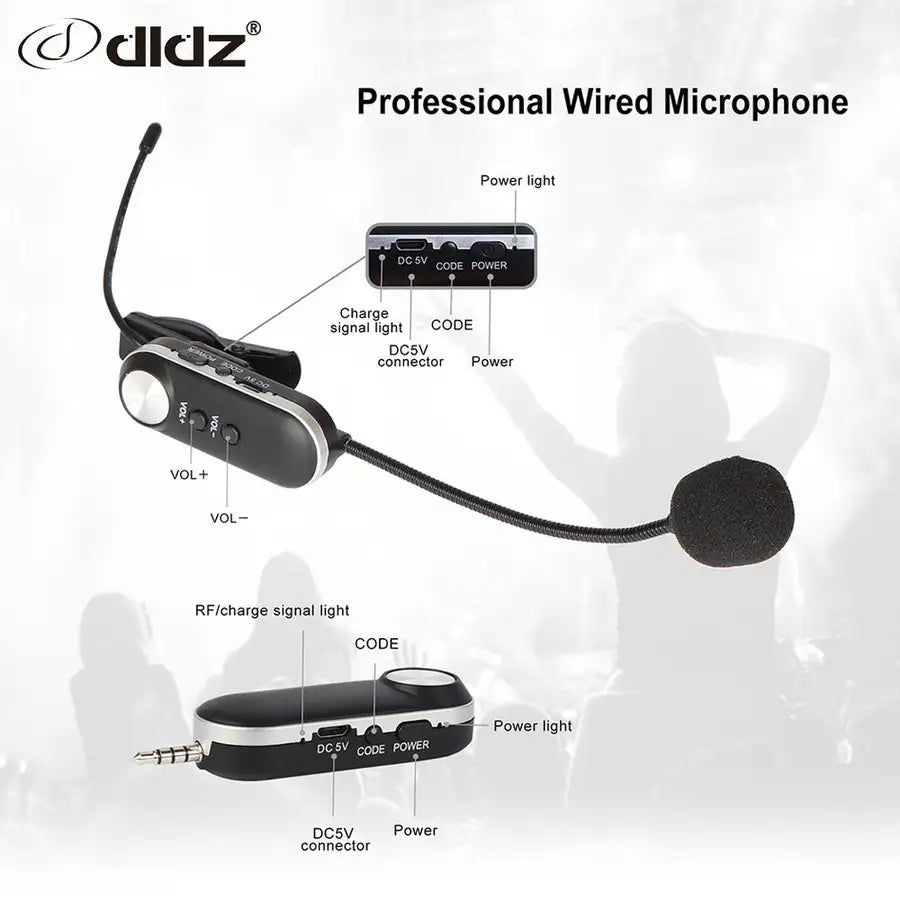 Miniatura: DLDZ Professional Light Weight Headset Universal Wireless Saxophone Microphone M