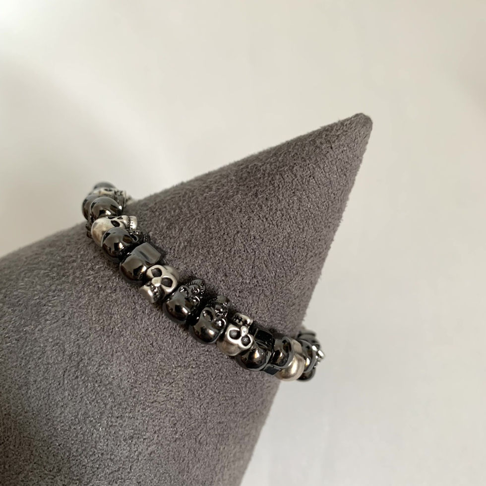 Miniatura: Skull Bracelet Male And Female Personality Punk
