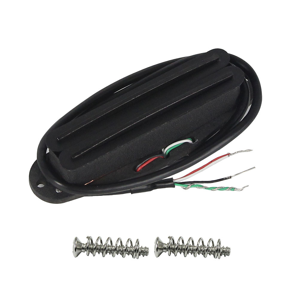 섬네일: FLEOR 1PC Alnico 5 Hot Dual Rails Humbucker Pickup Single Coil Sized fit ST/SQ G