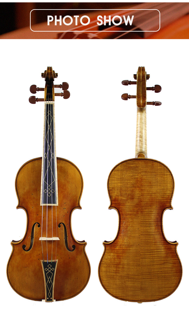 Thumbnail: Master Piece! Baroque Violin Violino,Copy Stradivari "The Cremoneser​"! Antiqu
