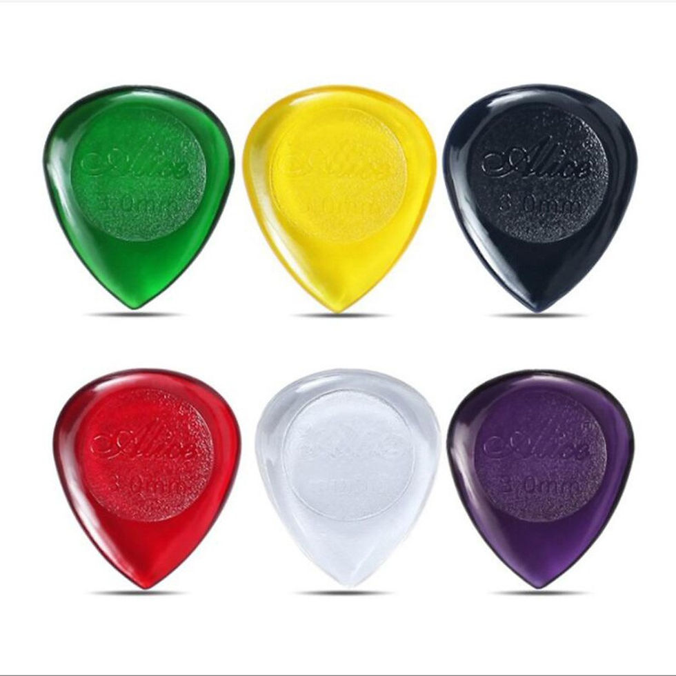Miniatura: 6pcs Guitar Picks For Alice Plectrums Small Stubbies 1mm 2mm 3mm Guitar Ukulele 