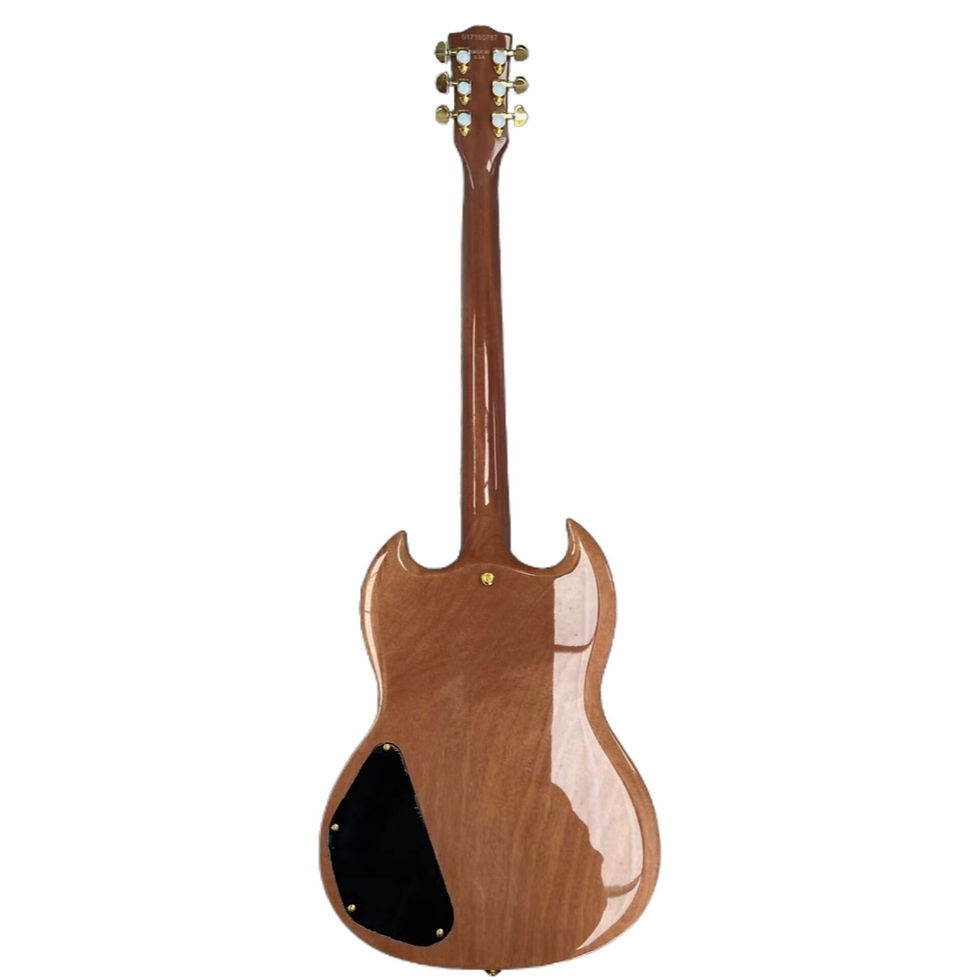 Thumbnail: sg original wood color six string double pickup electric guitar real picture