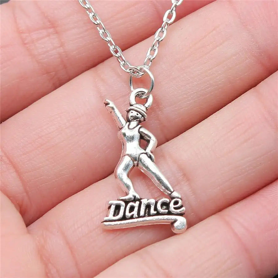 Thumbnail: 21 Styles New Fashion Music And Dance Necklace Drum Guitar Musical Note Micropho