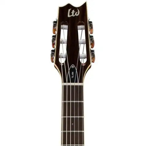 Miniature : ESP LTD TL-6N Thinline Nylon String Acoustic-Electric Guitar Natural