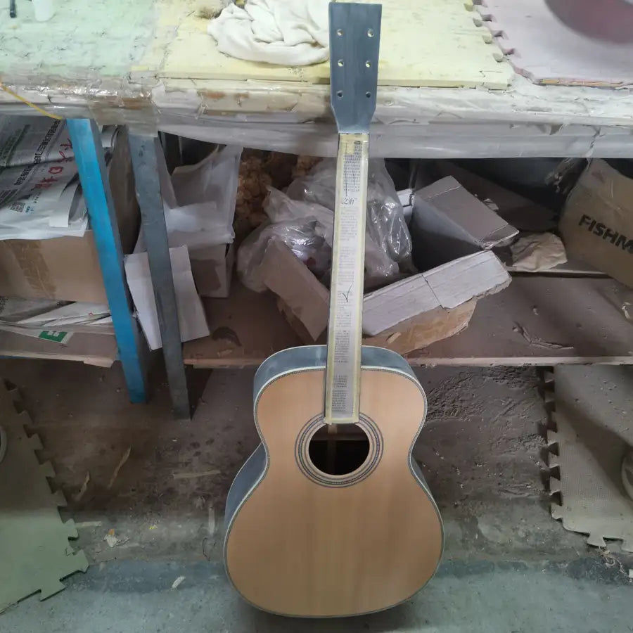 Μικρογραφία: free shipping AAA solid top OOO guitar rosewood herringbone binding upgrade hand