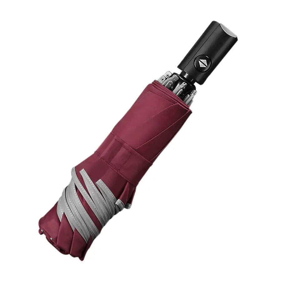 Miniaturebillede: Parapluie automatique pliant pour voyage femmes | Parapluie d'affaires avec band