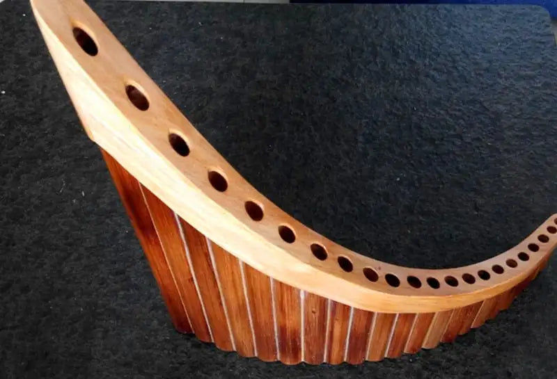 Miniatura: Flûte professionnelle en bambou faite à la main, 22 tuyaux, Instrument Musical, 
