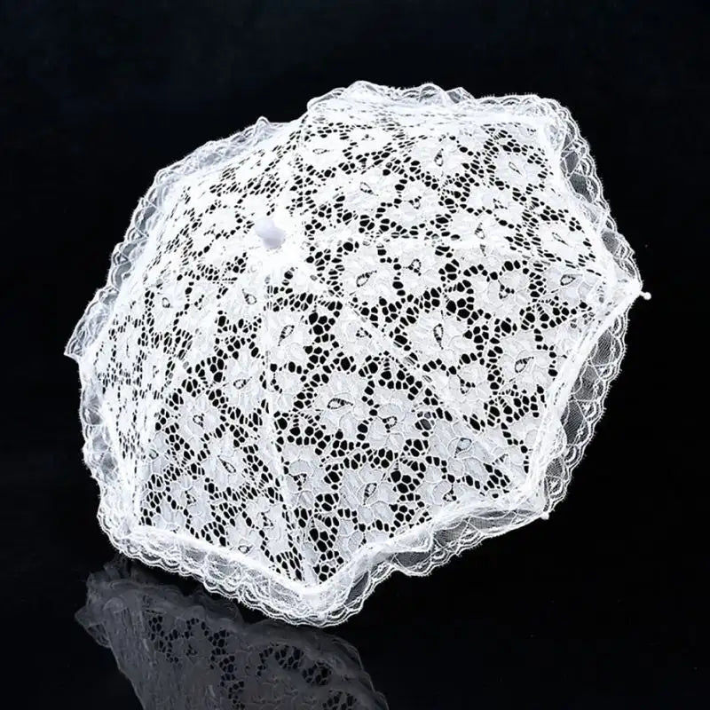 Miniaturebillede: Parapluie d'événements en dentelle | Parapluie de tournage de mariage, accessoir
